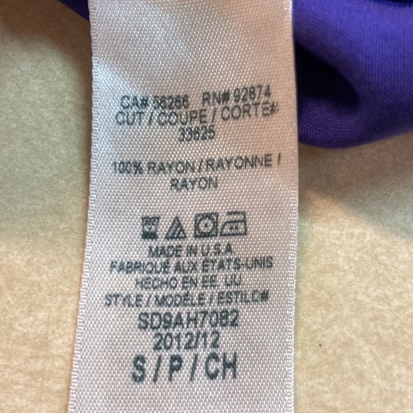 Splendid Boat Neck Balloon Sleeve Shift Dress DEEP RICH PURPLE Size Small EUC - Picture 7 of 14